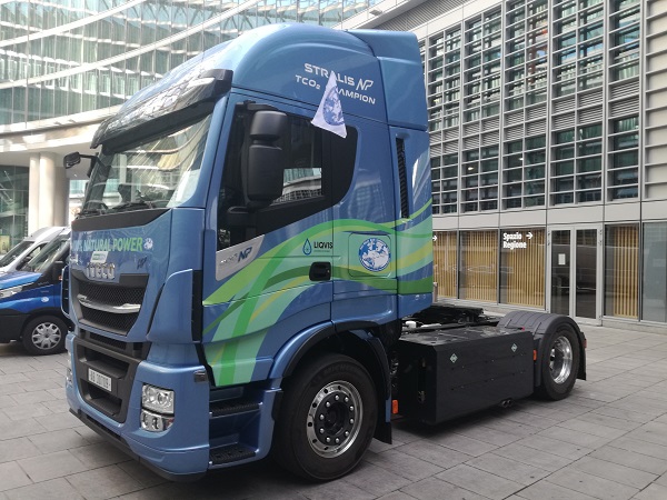 IVECO Stralis NP a gas naturale al Rally “Blue Corridor-2017”