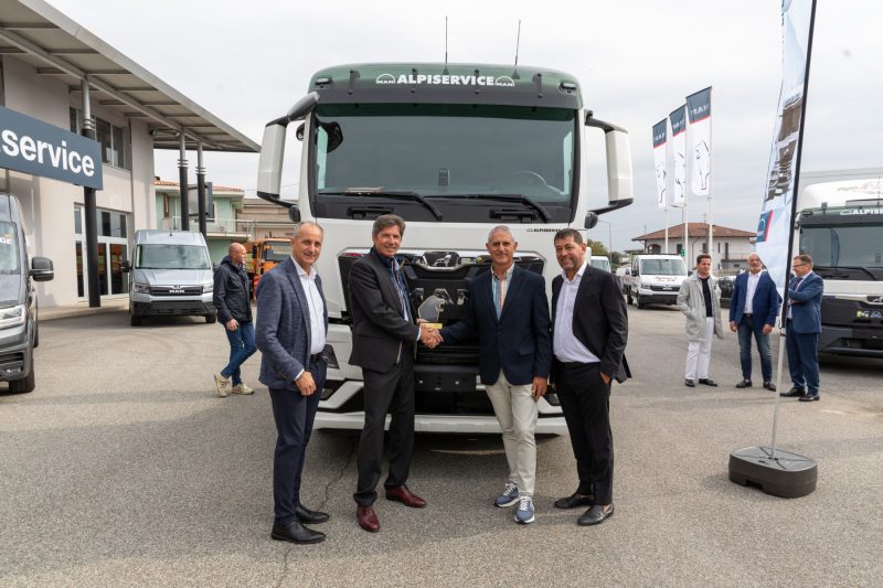 MAN consegna a Sedamyl il primo eTruck