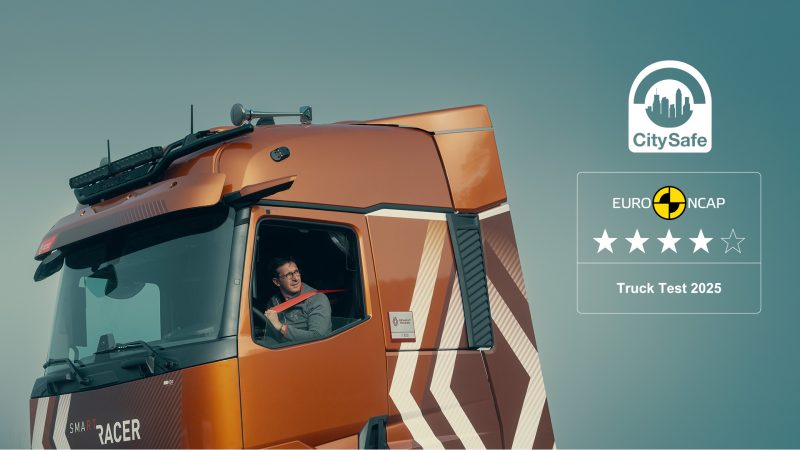 Renault Trucks T conferma le 4 stelle Euro NCAP e ottiene il marchio CitySafe