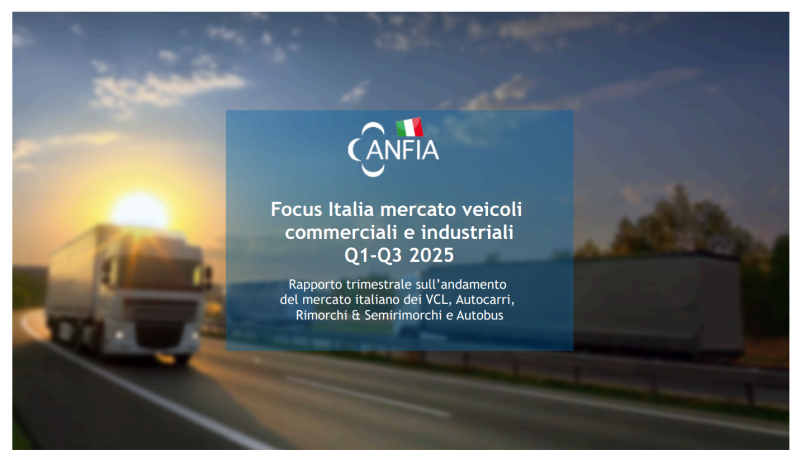 Veicoli commerciali, industriali e trainati in calo nei primi nove mesi del 2025