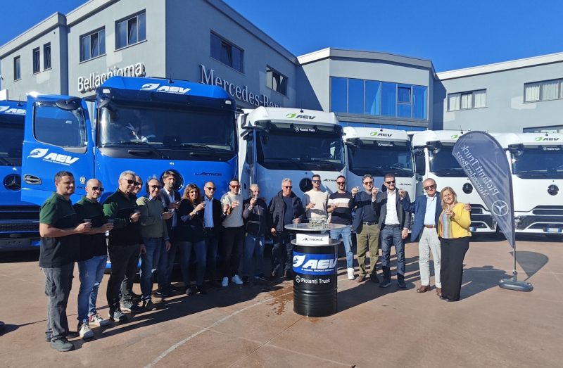 A.E.V tra le prime aziende italiane ad avere in flotta 8 Mercedes-Benz eActros 600 elettrici