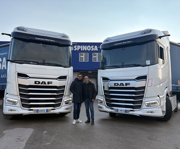 Tre DAF XG 530 New Generation per Autotrasporti Spinosa