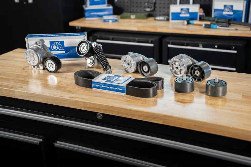 Ampia gamma tendicinghia veicoli industriali a marchio DT Spare Parts