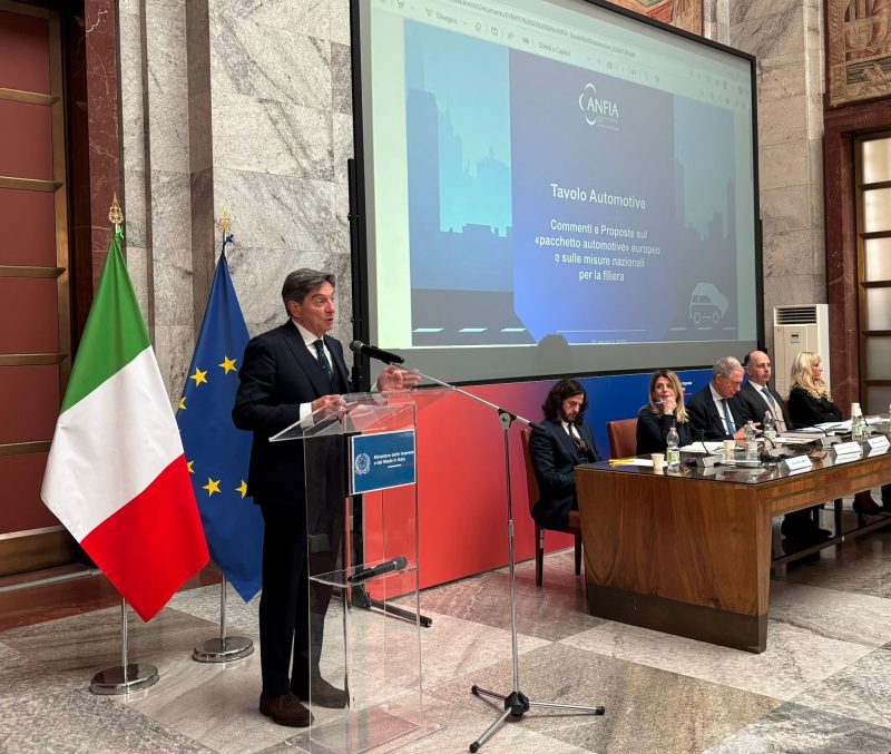 Tavolo Mimit: la filiera automotive italiana presenta al Governo le proposte di modifica del Pacchetto automotive europeo