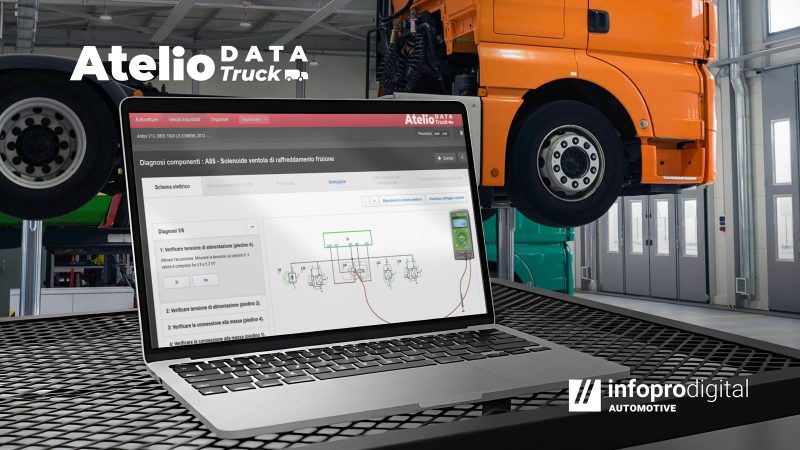 Diagnostica elettronica dei veicoli industriali: il supporto dei dati CAN Bus con Atelio Data Truck