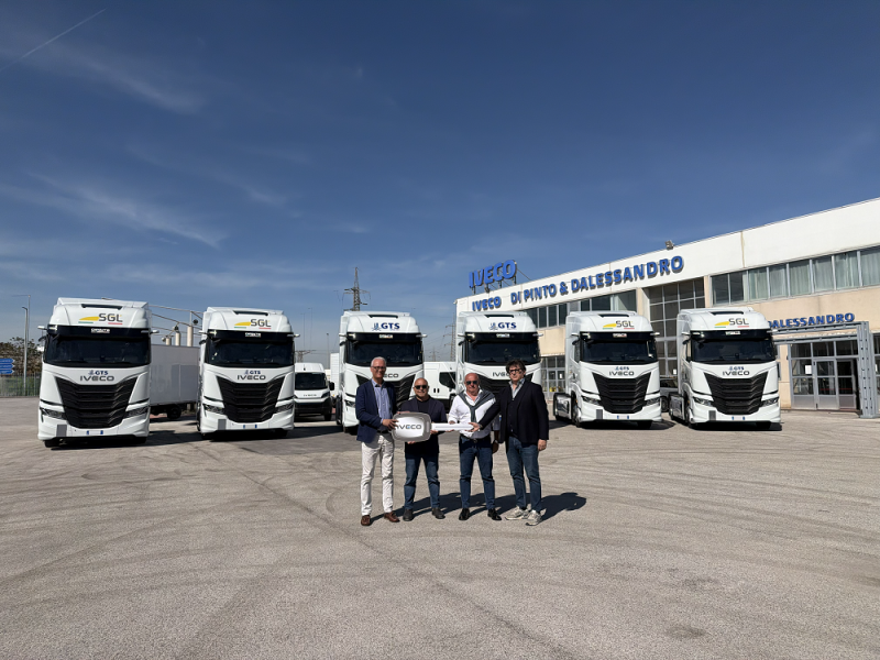 IVECO consegna altri 6 IVECO S-Way al Gruppo G.T.S