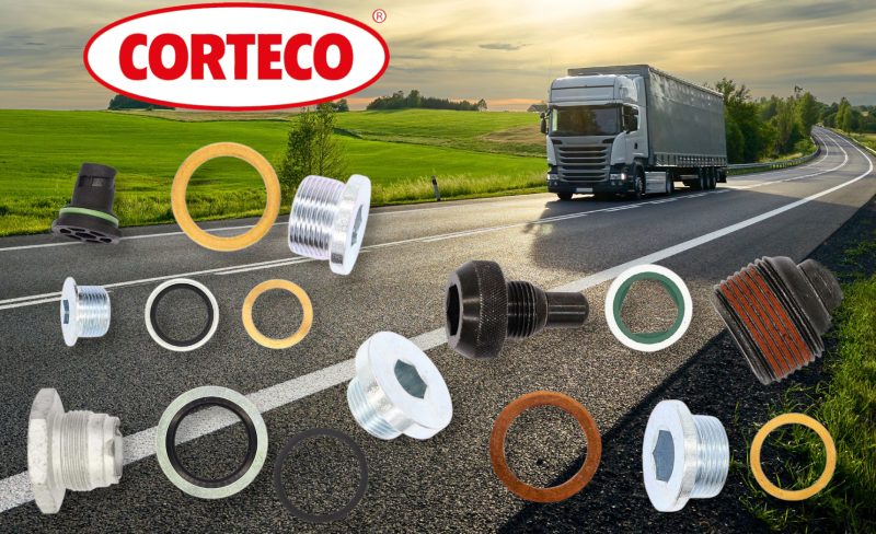 Nuova gamma Corteco: tappi di scarico olio per mezzi pesanti
