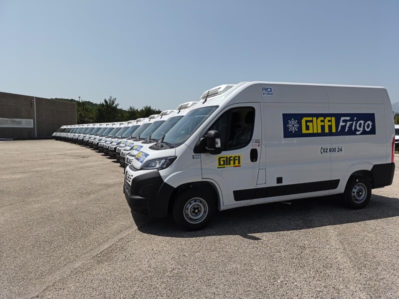 Beyonder fornisce a Giffi Noleggi  20 Fiat Ducato isotermici equipaggiati con tecnologia Insulation