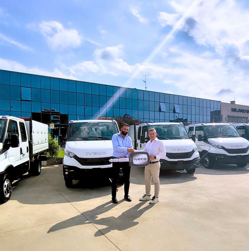 IVECO consegna 10 Daily a Brija Group