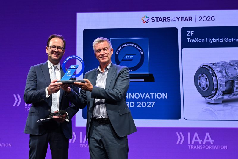 ZF vince il Truck Innovation Award 2027 con TraXon Hybrid
