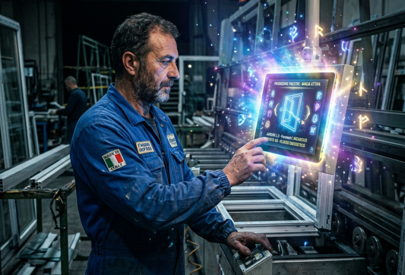 HMI per serramenti: come cambiano produzione e interazione con le macchine