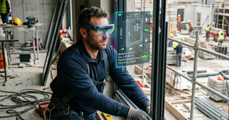 Smart glasses serramenti: la tecnologia entra nella posa in opera