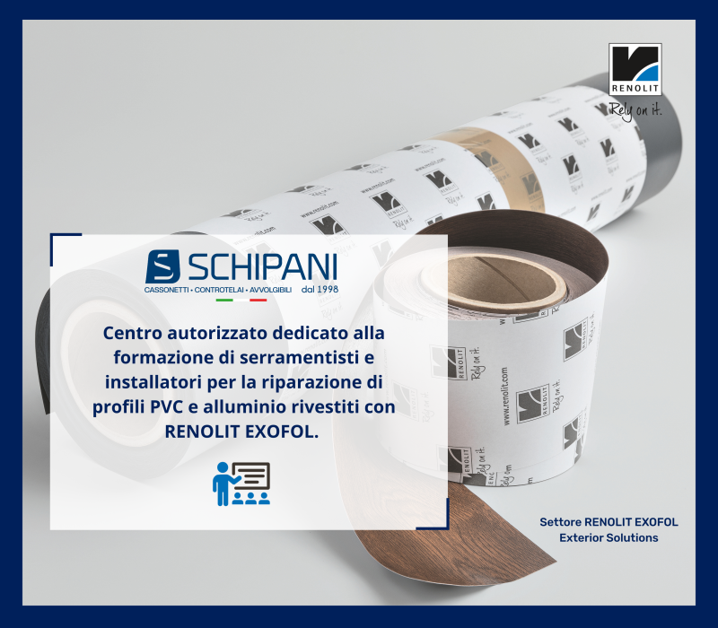Schipani diventa centro ufficiale di Formazione e Riparazione Renolit Exterior Solutions