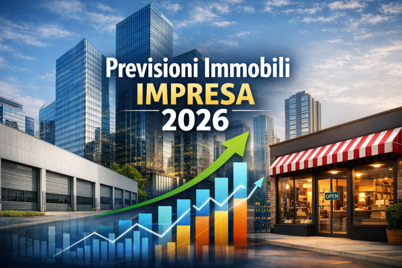 Previsioni immobili impresa 2026: analisi Tecnocasa tra mercato, trend e prospettive