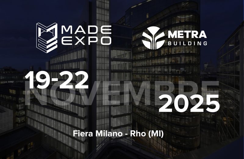Metra Building tra i protagonisti di MADE Expo