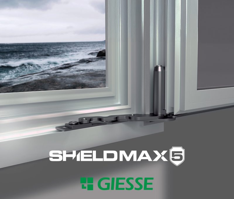 C.H.I.C. 150 Classe 5 di Giesse: cerniere a scomparsa con trattamento ShieldMax5