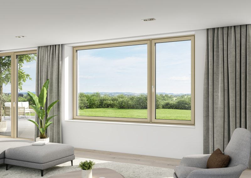 Finestra in legno/alluminio HF520 Internorm: stile e performance