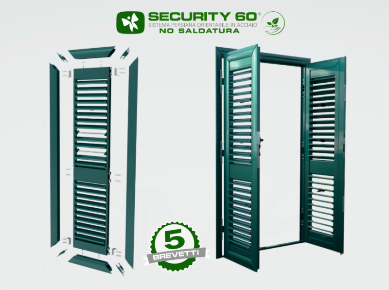 Tecnometalsystem rinnova il settore con la nuova persiana no saldatura Security60