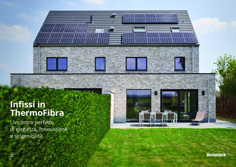 Dentro la ThermoFibra di Deceuninck: tecnologia, innovazione e sostenibilità nei serramenti del futuro