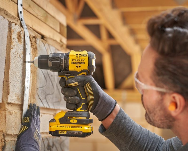 Trapano avvitatore con percussione brushless Stanley Fatmax V20