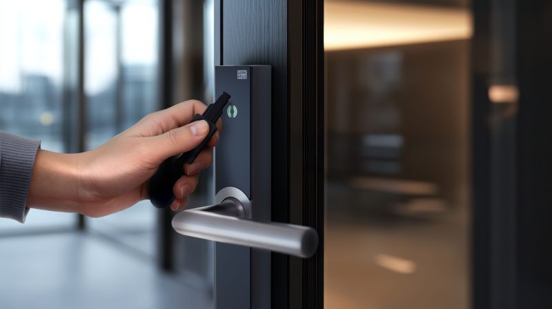 Winkhaus amplia blueEvo con il nuovo sistema di chiusura elettronico a placca lunga