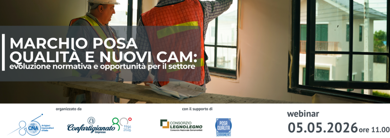 Marchio Posa Qualità e nuovi CAM: il webinar per il settore serramenti
