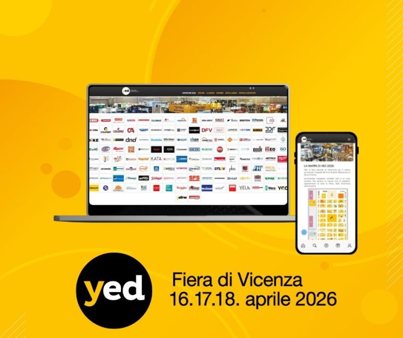 Mappa YED 2026: online la guida ufficiale per la fiera del serramento