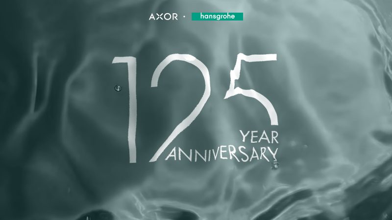 Hansgrohe compie 125 anni: innovazione, design e sostenibilità nel segno dell’acqua