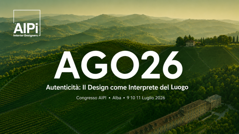 AIPI presenta ad AGO26 le nuove linee guida per il futuro dell’interior design italiano