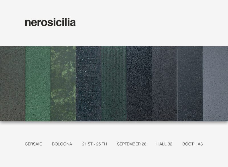 Nerosicilia: a Cersaie una geografia materica racconta la nuova identità del gruppo