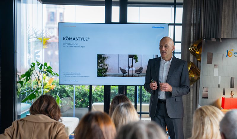 Kömmerling: visioni strategiche e pannelli innovativi (anche) per l’ambiente bagno