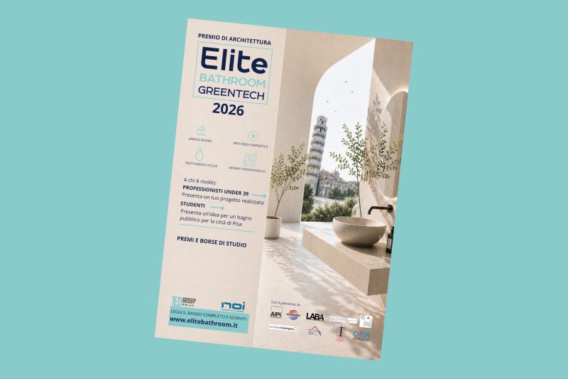 Nasce “Elite Bathroom Greentech 2026”, premio nazionale di architettura dedicato ai giovani talenti