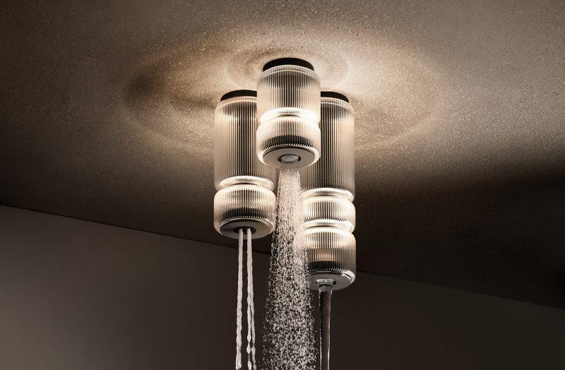 Lume, il nuovo sistema doccia di FIMA Carlo Frattini tra acqua e luce