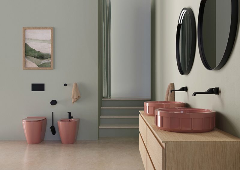 A Cersaie 2026 Ceramica Flaminia ha portato le atmosfere del Jardin Majorelle di Marrakech