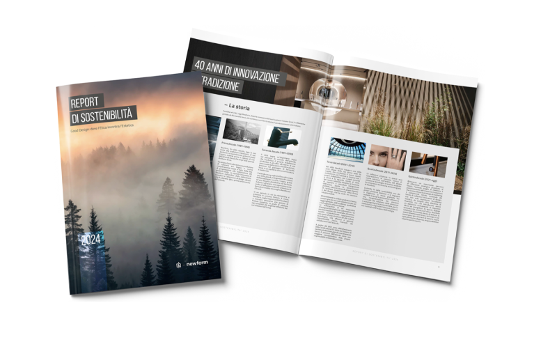 Online il Report di Sostenibilità di Newform: dove l’etica incontra l’estetica
