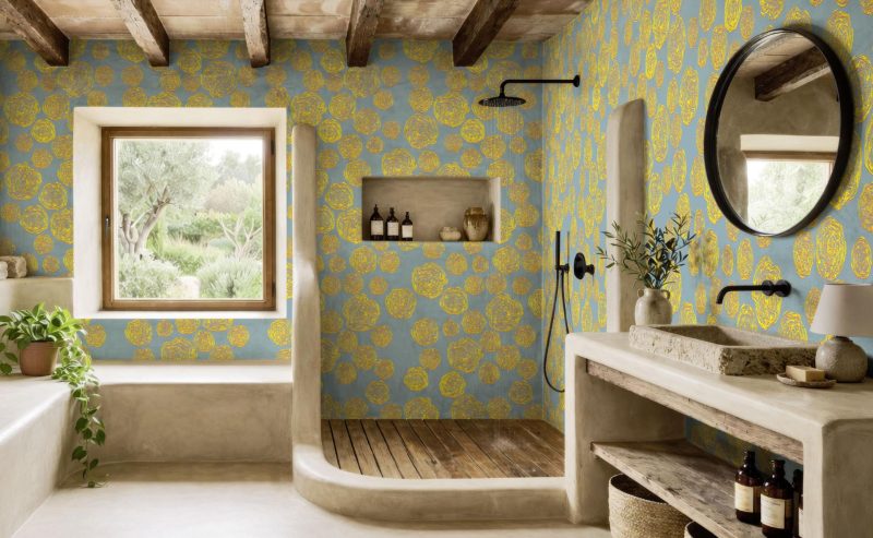 Il linguaggio decorativo di SpaghettiWall per gli ambienti bagno e cucina
