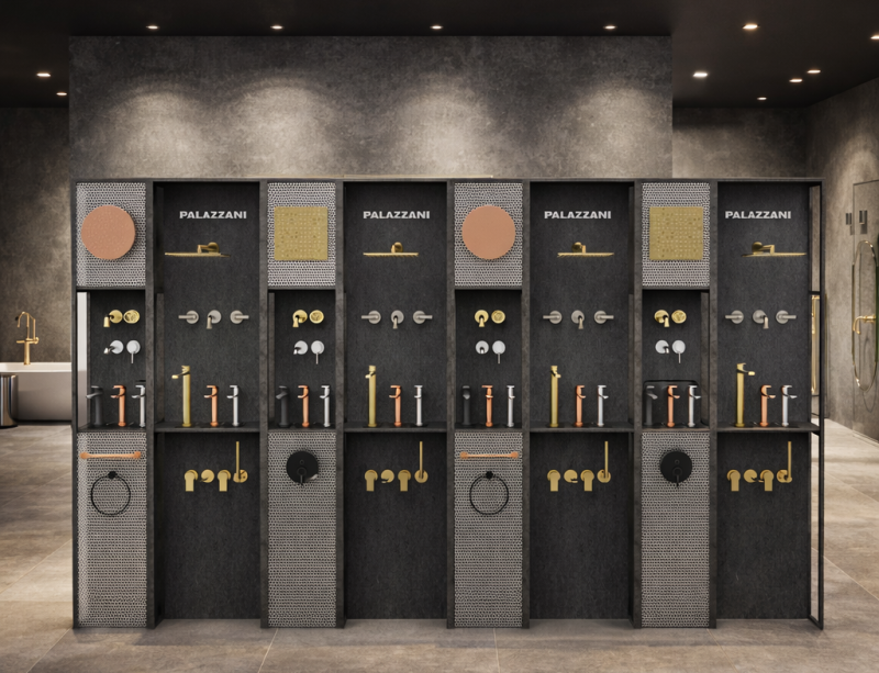 Palazzani ridisegna gli spazi espositivi dedicati al bagno