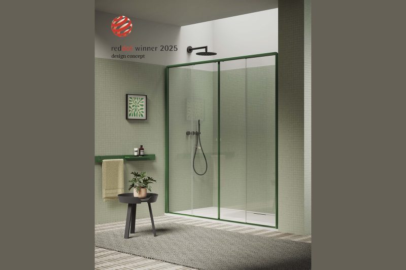 La cabina doccia Roller di Agha del Gruppo Artesi vince il Red Dot Award 2025