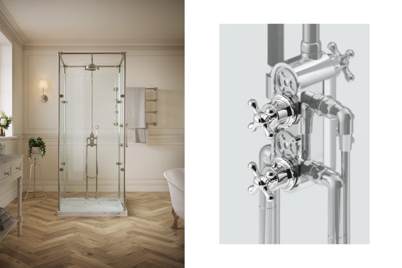 La doccia free-standing secondo Rubinetterie Stella