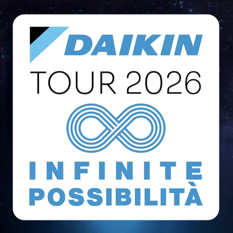Daikin Tour 2026: 41 tappe in Italia per la formazione sui sistemi di climatizzazione