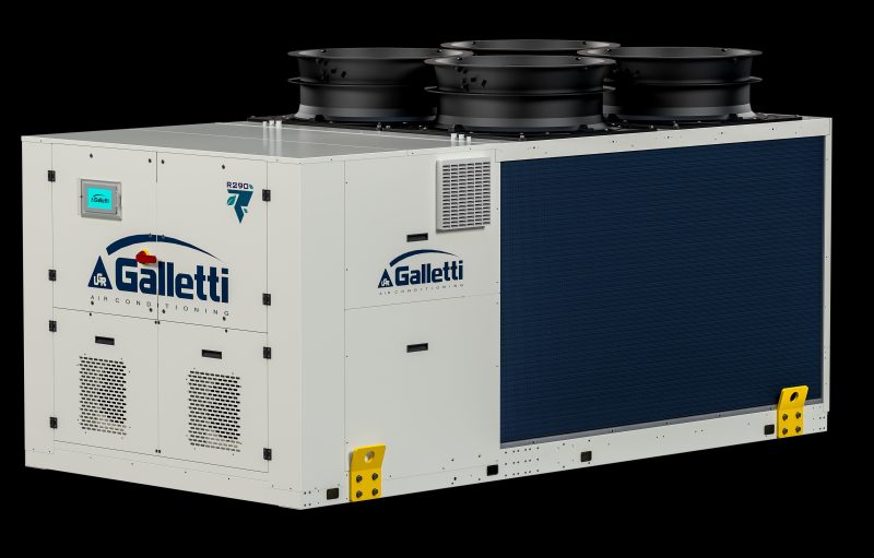 Galletti PLN: pompa di calore R290 tra chiller, reversibili e polivalenti