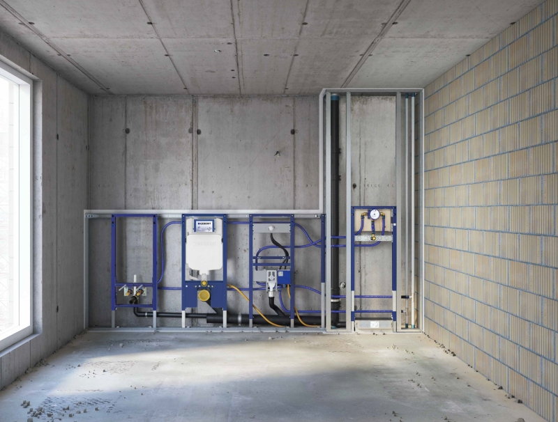 Geberit Duofix: installazioni idrauliche su cartongesso più semplici e sicure