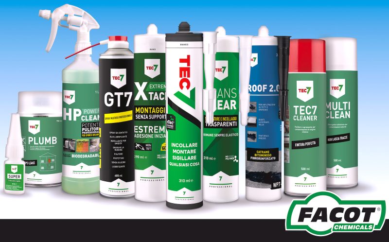 TEC7 e la linea di prodotti per incollare e sigillare ogni superficie