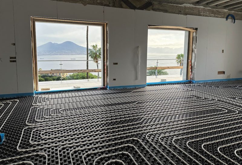 Impianto radiante a pavimento per la ristrutturazione di Villa Adriana