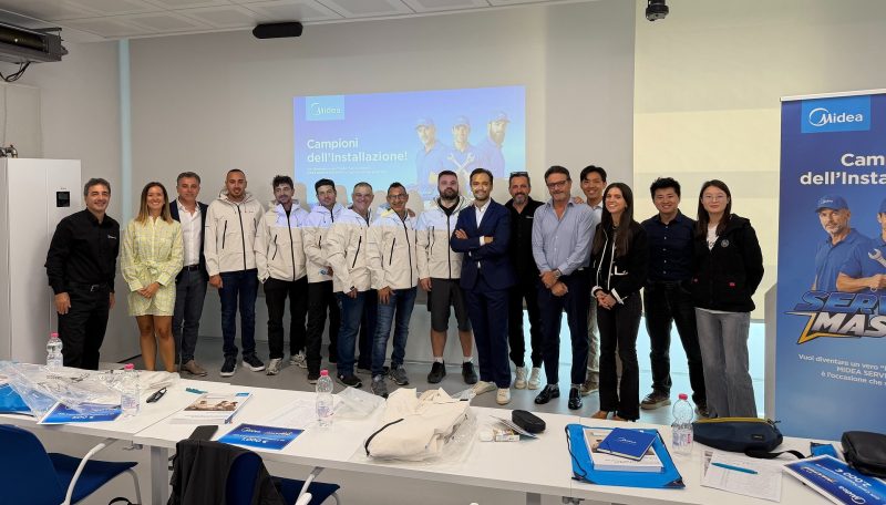 Installatori HVAC: Midea premia i vincitori del Service Master Italy 2026