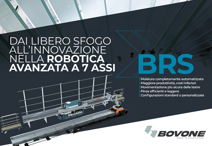 BRS – Bovone Robotic System: l’automazione robotica per la lavorazione del vetro piano