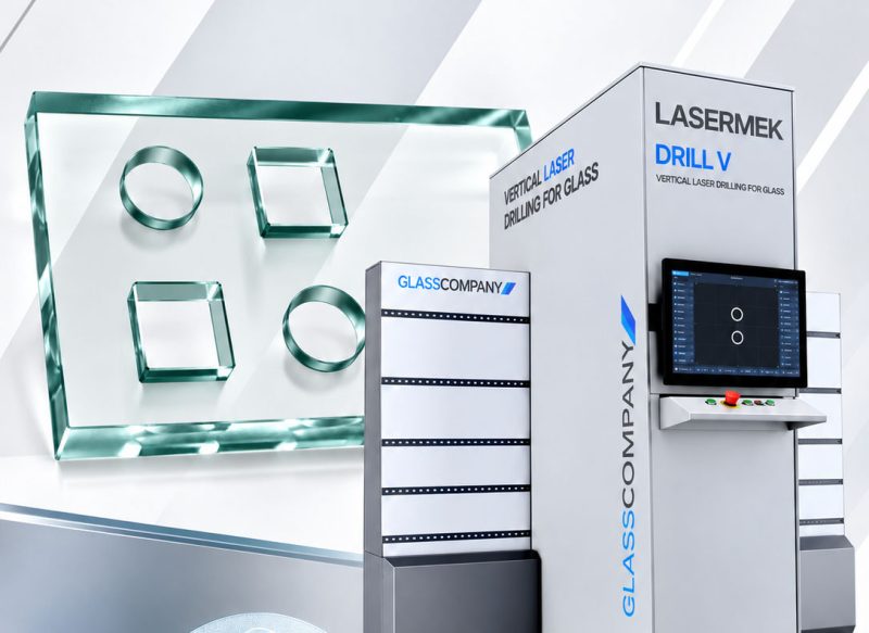 Glass Company porta a Glasstec 2026 due innovazioni laser: LASERMEK DRILL V e 10 TRACE