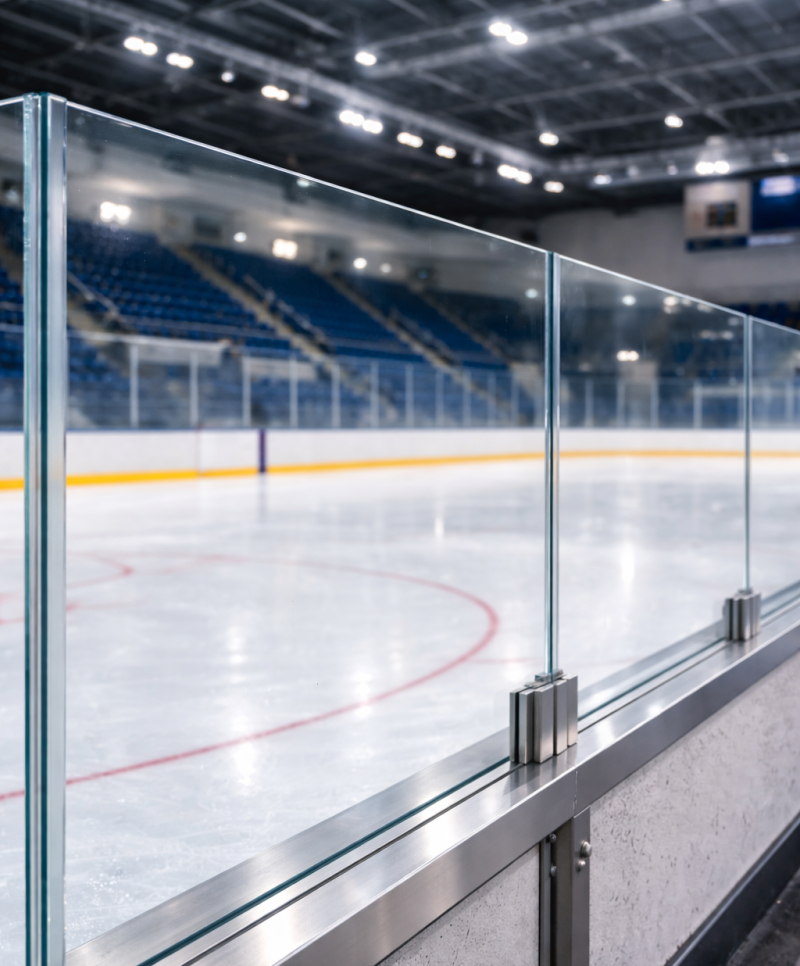 Milano-Cortina 2026: il vetro diventa materiale “di gara” negli impianti sportivi indoor