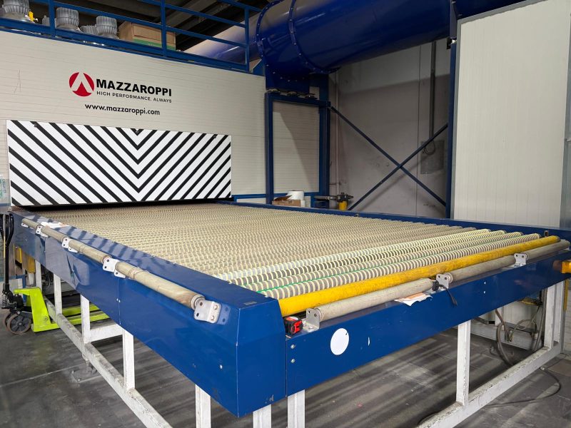 Forno di tempra oscillante orizzontale Mazzaroppi usato