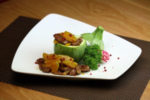 manzo saltato con zucca